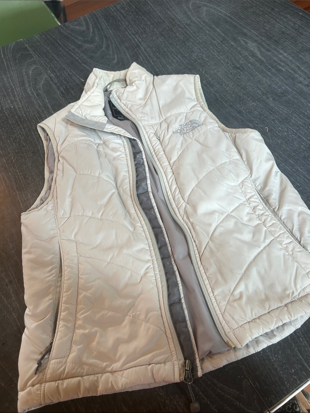 The North Face Women's Quilted Vest in Light Beige